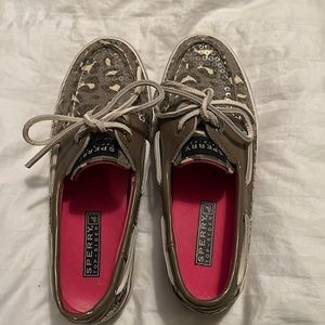 Leopard 🐆 print women’s Sperrys